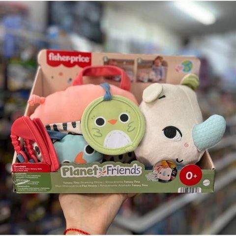  HYR55 Đồ chơi gối ôm tê giác bé nhỏ Fisher Price 