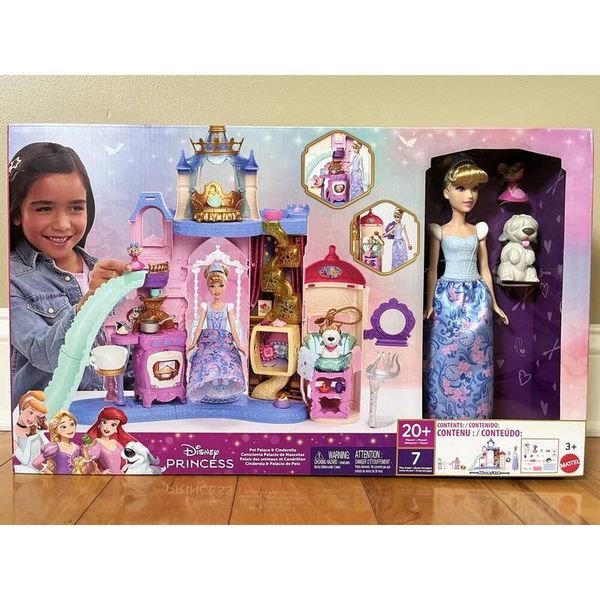 Bộ đồ chơi búp bê JBF95 Disney Princess Animal Playset With Doll