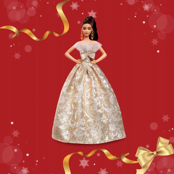 Búp bê JBJ03 Barbie Signature 2025 Holiday Barbie Fashion Doll- Seasonal Collector