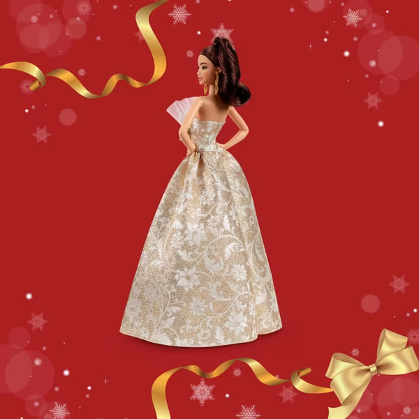 Búp bê JBJ03 Barbie Signature 2025 Holiday Barbie Fashion Doll- Seasonal Collector