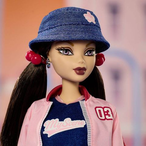  Búp bê JBH79 Barbie Signature My Scene Nolee Collector Doll in Y2K 