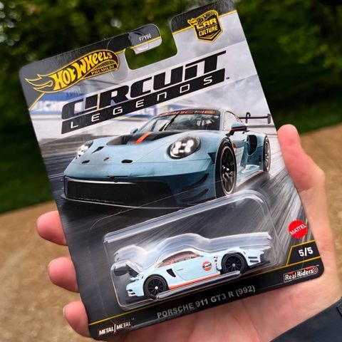  JBK65 Hot Wheels Car Culture Circuit Legends Porsche 911 GT3 R (992) Blue 
