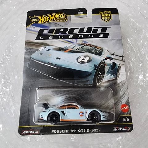  JBK65 Hot Wheels Car Culture Circuit Legends Porsche 911 GT3 R (992) Blue 
