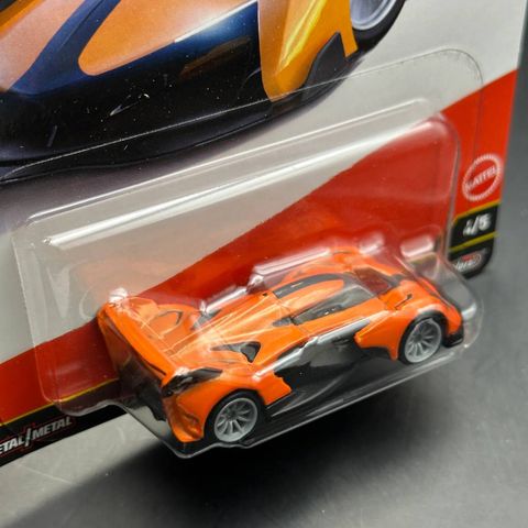  Xe mô hình JBK78 Hot Wheels Car Culture Europie McLaren Thorus GT Orange 