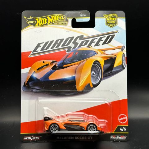  Xe mô hình JBK78 Hot Wheels Car Culture Europie McLaren Thorus GT Orange 