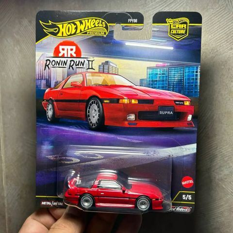 Mô hình xe JBK90 Hot Wheels Car Culture Ronin Run II '89 Toyota Supra Red 