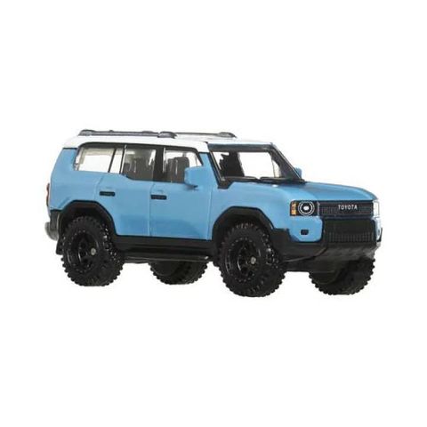  Mô hình xe JBK52 Hot Wheels Car Culture Off-Road 2024 Toyota Land Cruiser Blue 