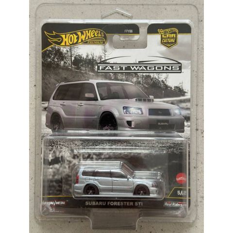  Xe mô hình JBK87 Hot Wheels Car Culture Fast Wagon Subaru Forester STI 