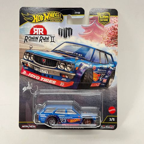  Xe mô hình Hot Wheels Culture Ronin Run II Mad Mike Mazda RX-3 Wagon/Lumulk 