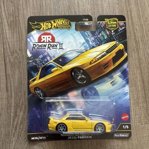  Xe Hot Wheels Car Culture Ronin Run II Nissan Skyline GT-R (R32) Pandem 