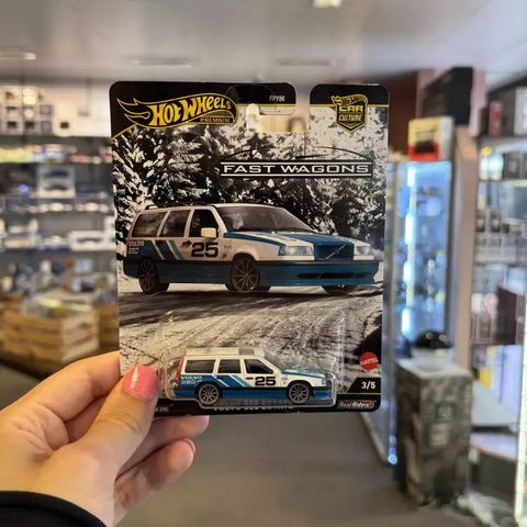  Xe mô hình JBK68 Hot Wheels Car Culture Fast Wagon Volvo 850 Estate 