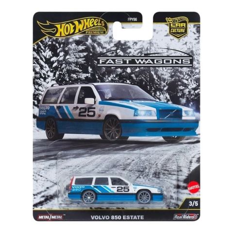  Xe mô hình JBK68 Hot Wheels Car Culture Fast Wagon Volvo 850 Estate 