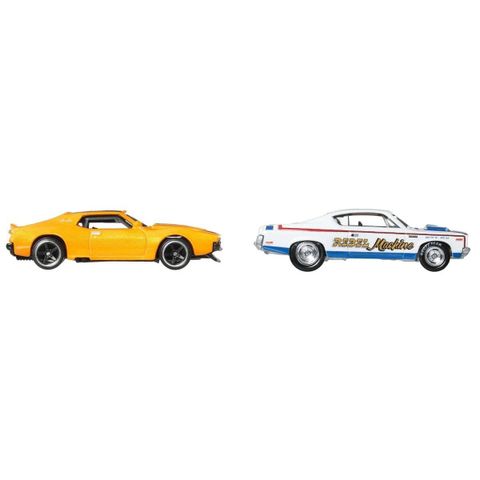  Bộ 2 xe JBL06 Hot Wheels Premium 2 Pack - '71 AMC Javelin/AMC Rebel Machine 