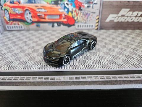  Xe mô hình JBL30 Hot Wheels Boulevard '16 Bugatti Chiron Black 