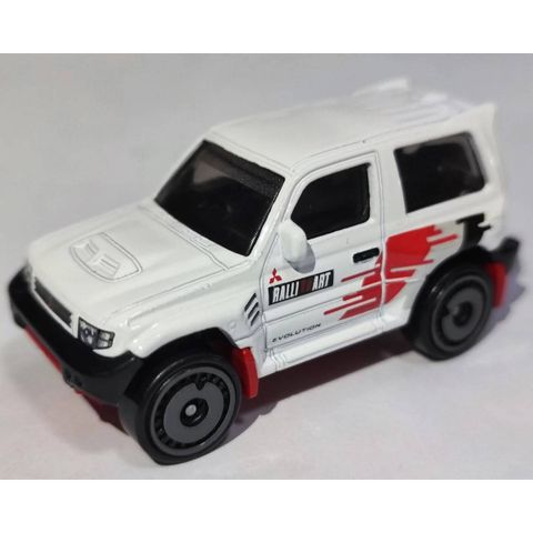  Xe JBL26 Hot Wheels Boulevard Mitsubishi Pajero Evolution White 