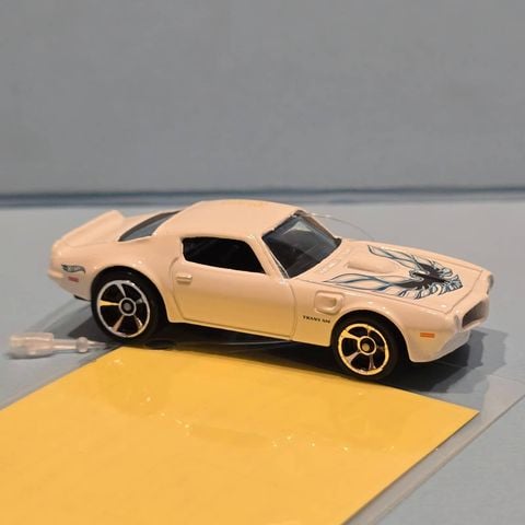  Xe mô hình JBL28 Hot Wheels Boulevard '77 Pontiac Firebird TA White 