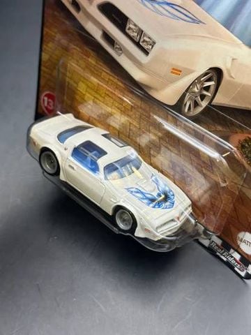  Xe mô hình JBL28 Hot Wheels Boulevard '77 Pontiac Firebird TA White 