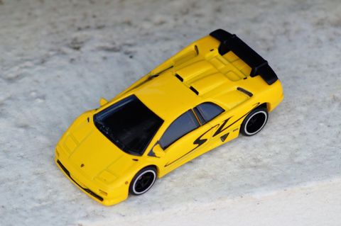  Mô hình xe JBL13 Hot Wheels Boulevard '95 Lamborghini Diablo SV Yellow 