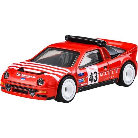  Mô hình xe JBL29 Hot Wheels Boulevard Ford RS200 Red 