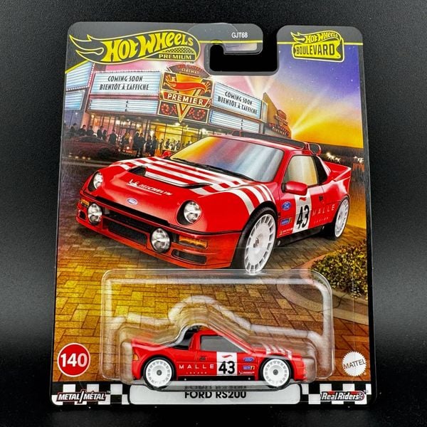 Mô hình xe JBL29 23win04 Boulevard Ford RS200 Red