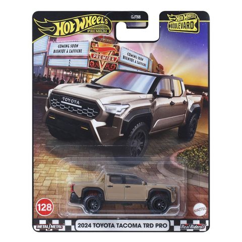  Xe JBL08 Hot Wheels Boulevard 2024 Toyota Tacoma TRD Pro Brown 