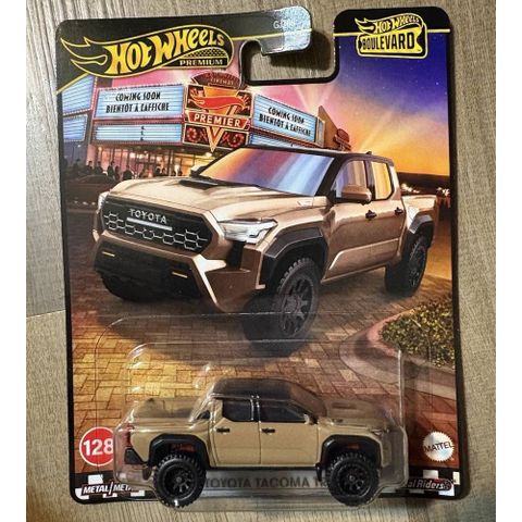  Xe JBL08 Hot Wheels Boulevard 2024 Toyota Tacoma TRD Pro Brown 