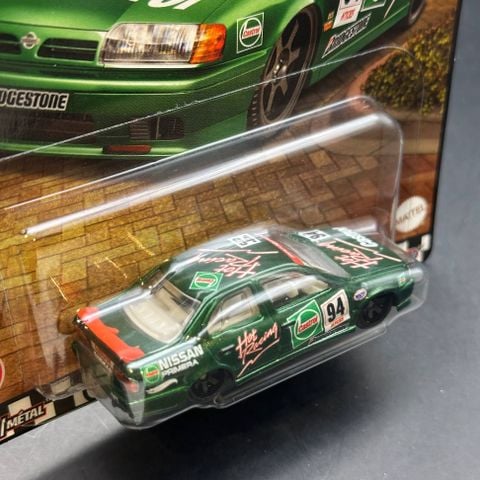  Xe mô hình JBL31 Hot Wheels Boulevard '94 Nissan Primera Green 
