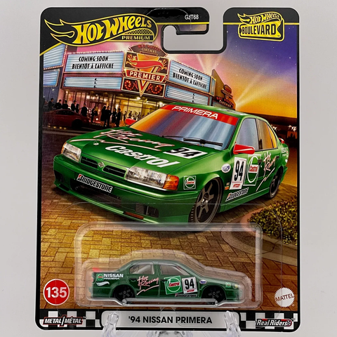  Xe mô hình JBL31 Hot Wheels Boulevard '94 Nissan Primera Green 