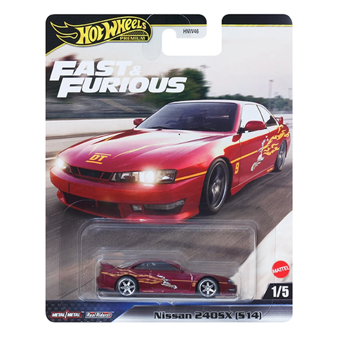  Xe mô hình JBL99 Hot Wheels Fast and Furious Nissan 240SX (S14) Red 