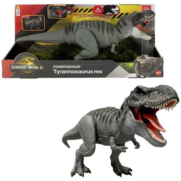 JCH02 Jurassic World Rebirth Power Devour Tyrannosaurus Rex Action Figure