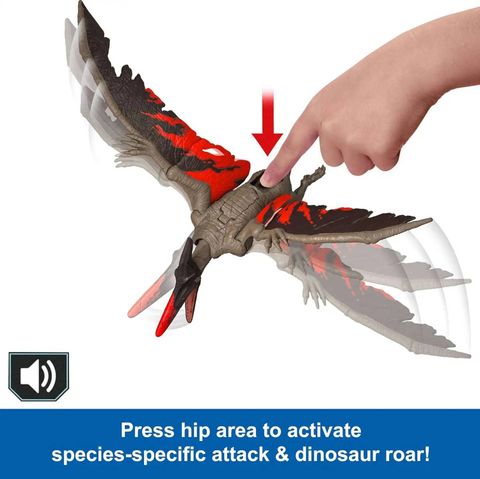  Khủng long JCL70 Mattel Jurassic World Wild Roar Pteranodon 