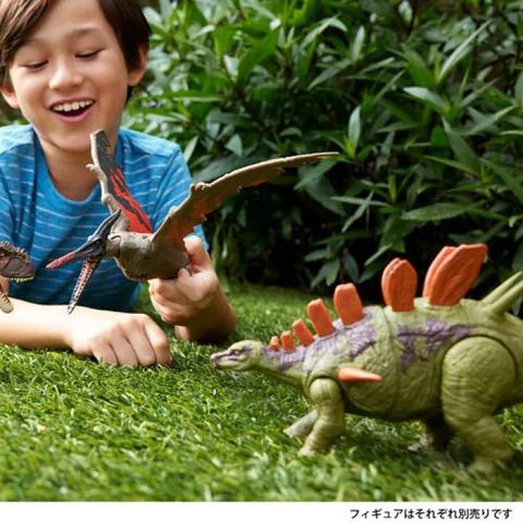  Khủng long JCL65 Jurassic World Wild Roar Kentrosaurus Action Figure 