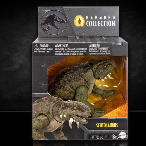  Khủng long JDJ08 Jurassic World Hammond Collection Dinosaur Action Figure Scutosaurus 