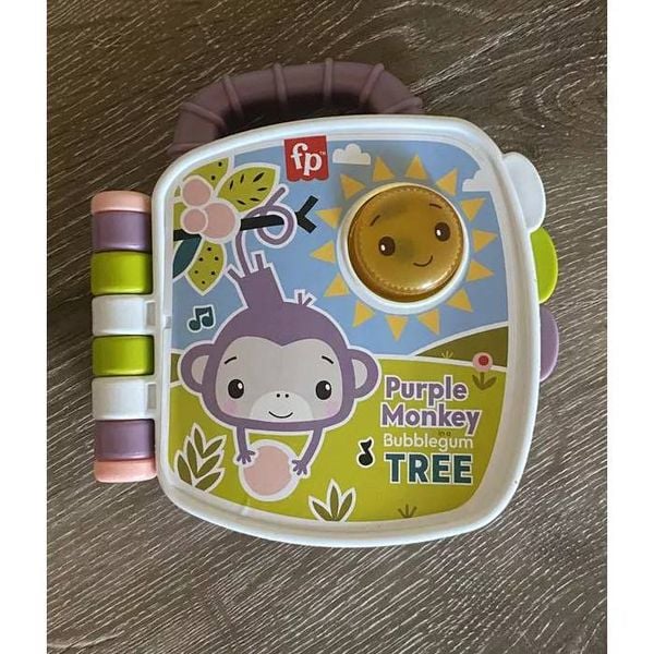  Sách học tập JFC75 Fisher-Price Purple Monkey Book 