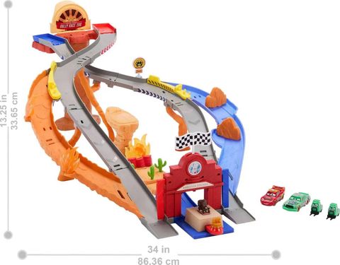  Đồ chơi Disney Pixar Cars Race & Rescue Rescue Road Raceway Playset 