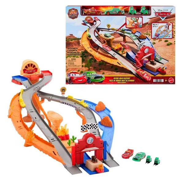 Disney Pixar Cars Race & Rescue Rescue Road Raceway Playset