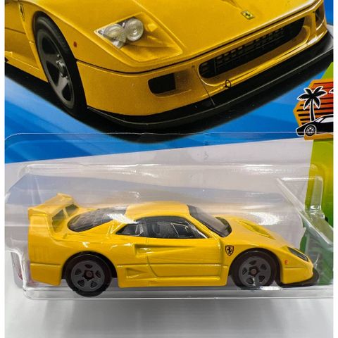  Mô hình xe JFN44 Hot Wheels Ferrari F40 Competizione Yellow 