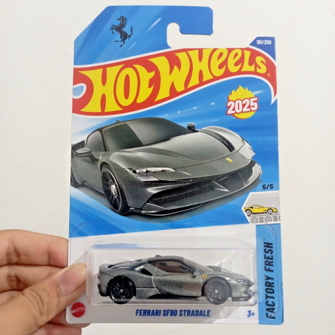  Mô hình xe JFN29 Hot Wheels Ferrari SF90 Stradale Black 