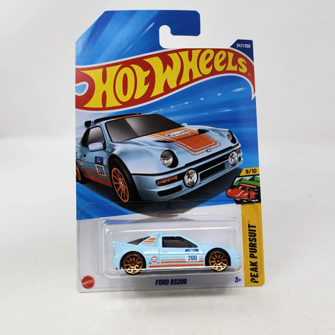  Mô hình xe JFN79 Hot Wheels Ford RS200 Blue 