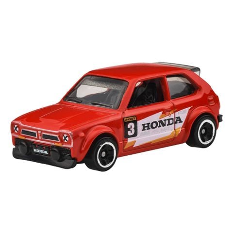  Mô hình xe JFN84 Hot Wheels '73 Honda Civic Custom Red 