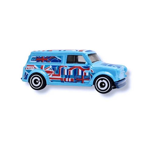 Mô hình xe JFN31 Hot Wheels '67 Austin Mini Van Blue 