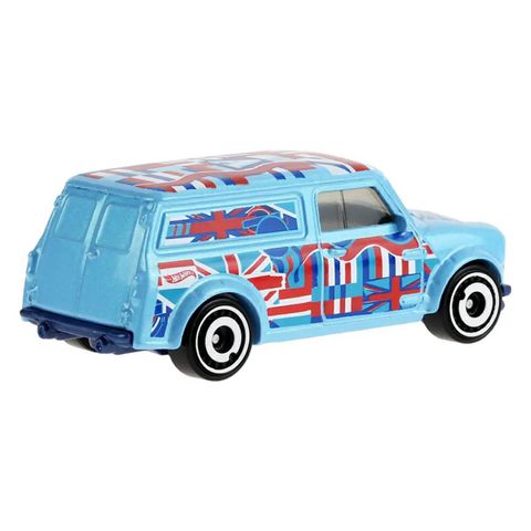  Mô hình xe JFN31 Hot Wheels '67 Austin Mini Van Blue 