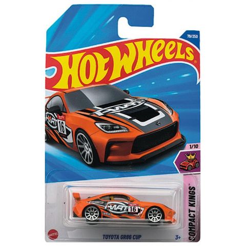  Xe mô hình JFN36 Hot Wheels Basic Car Toyota GR86 Cup Orange 