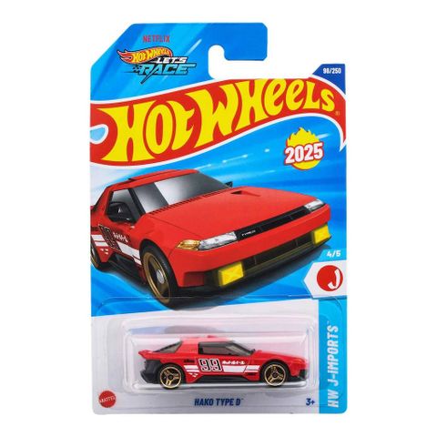  Mô hình xe hơi JFN57 Hot Wheels Basic Car Hako Type D Red 