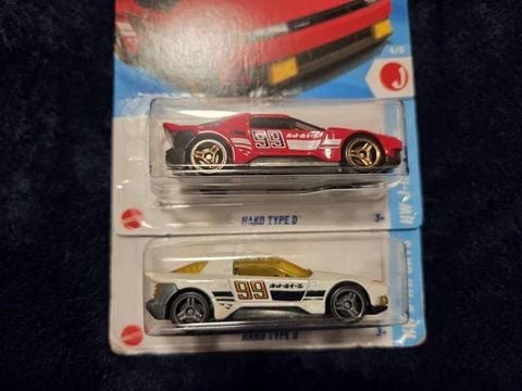 Mô hình xe hơi JFN57 Hot Wheels Basic Car Hako Type D Red 