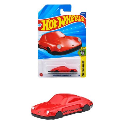  Xe mô hình JFN45 - Hot Wheels Porsche 911 Carrera Clip Red 