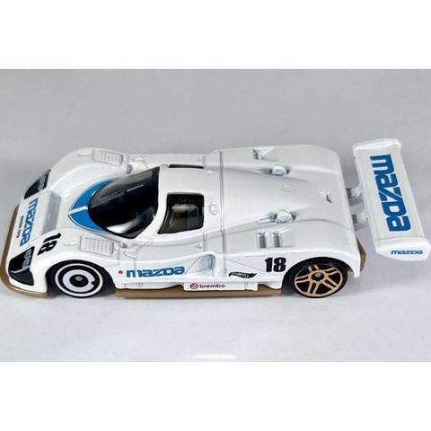  Mô hình xe JFN49 Hot Wheels Mazda 787B White 