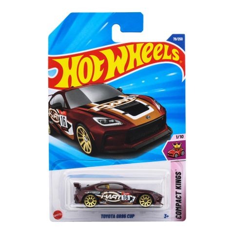  Mô hình xe JFN37 Hot Wheels Toyota GR86 Cup Brown 