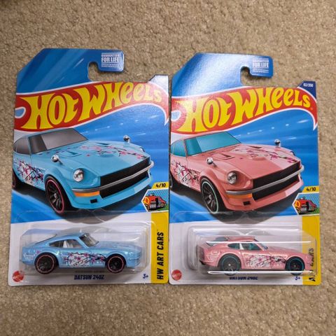  Mô hình xe JFN33 Hot Wheels Datsun 240Z- Pink 