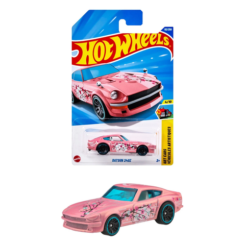  Mô hình xe JFN33 Hot Wheels Datsun 240Z- Pink 